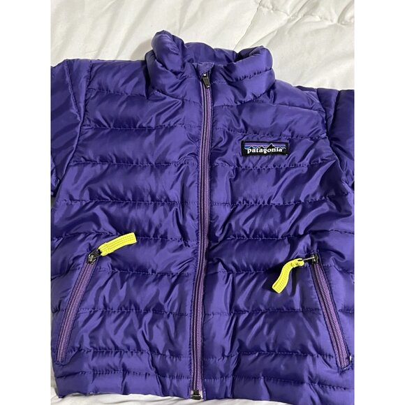 Patagonia Purple Puffer Jacket 6-12M - Picture 3 of 15